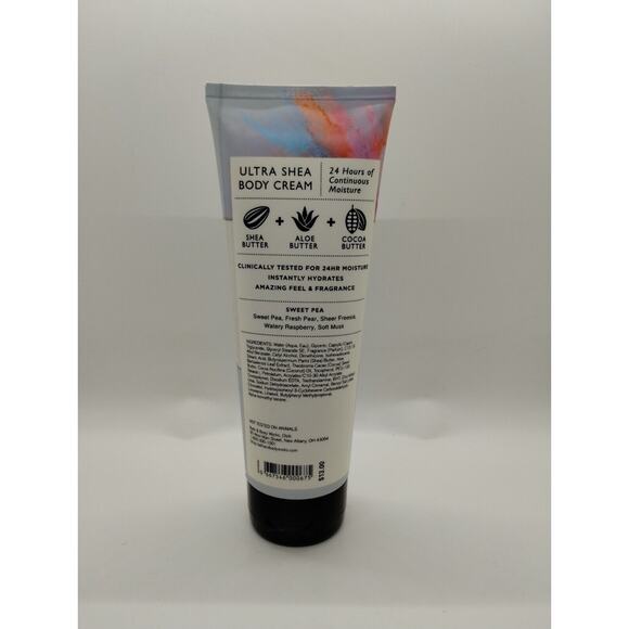 Bath & Body Works Sweet Pea - Full Size Body Cream 8 oz - Picture 2 of 2